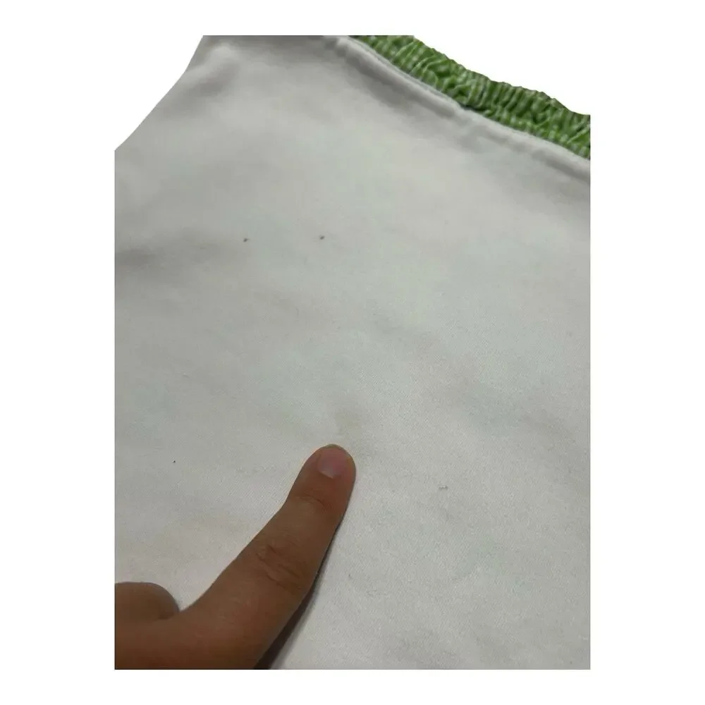 Gymboree Green Pink Floral Cotton Baby Blanket 2012